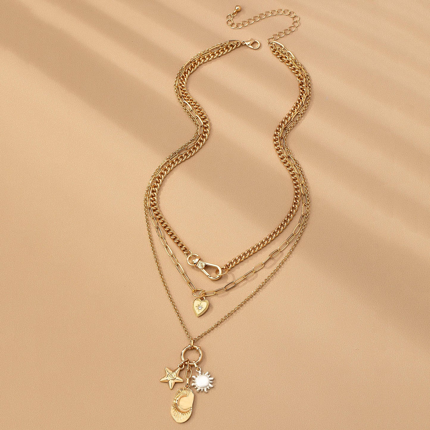 CELESTIAL STAR MOON NECKLACE