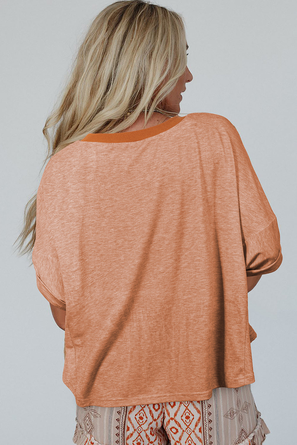 Desert Gold Patch Top