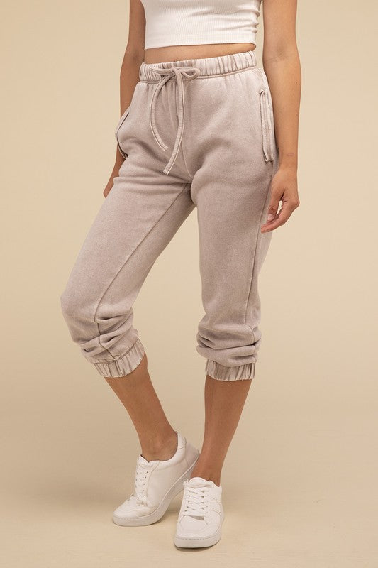 Cozy Comfy Acid washed Sweatpants