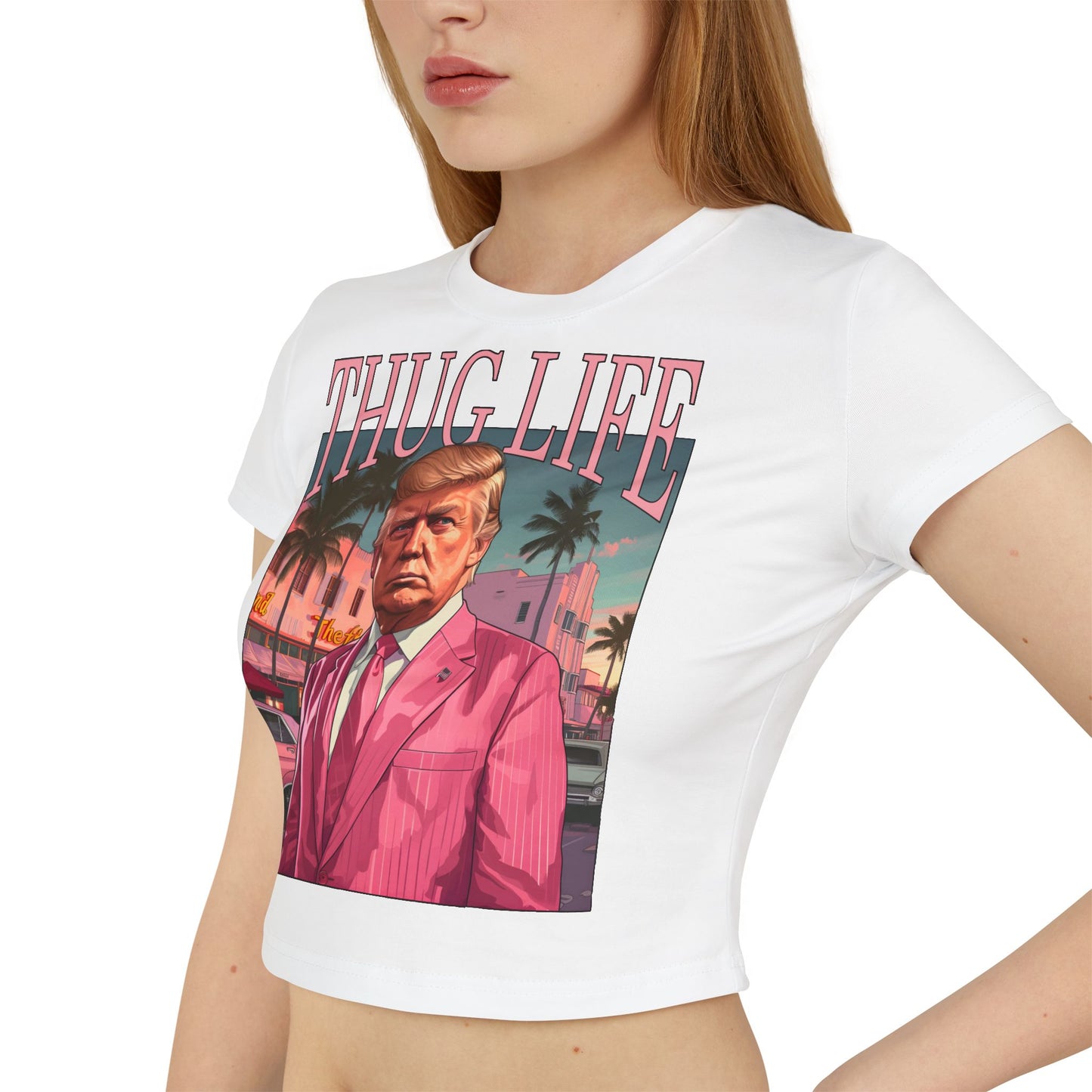 Thug Life Crop Tee