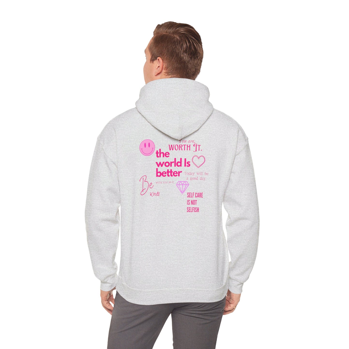 You Are Enough Unisex Heavy Blend™ Hooded Sweatshirt Sizes Small to 5XL