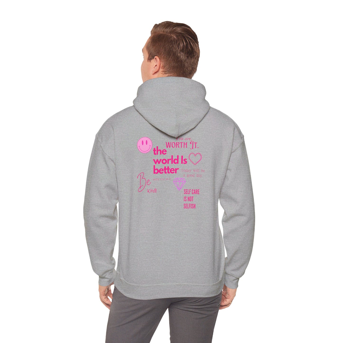 You Are Enough Unisex Heavy Blend™ Hooded Sweatshirt Sizes Small to 5XL