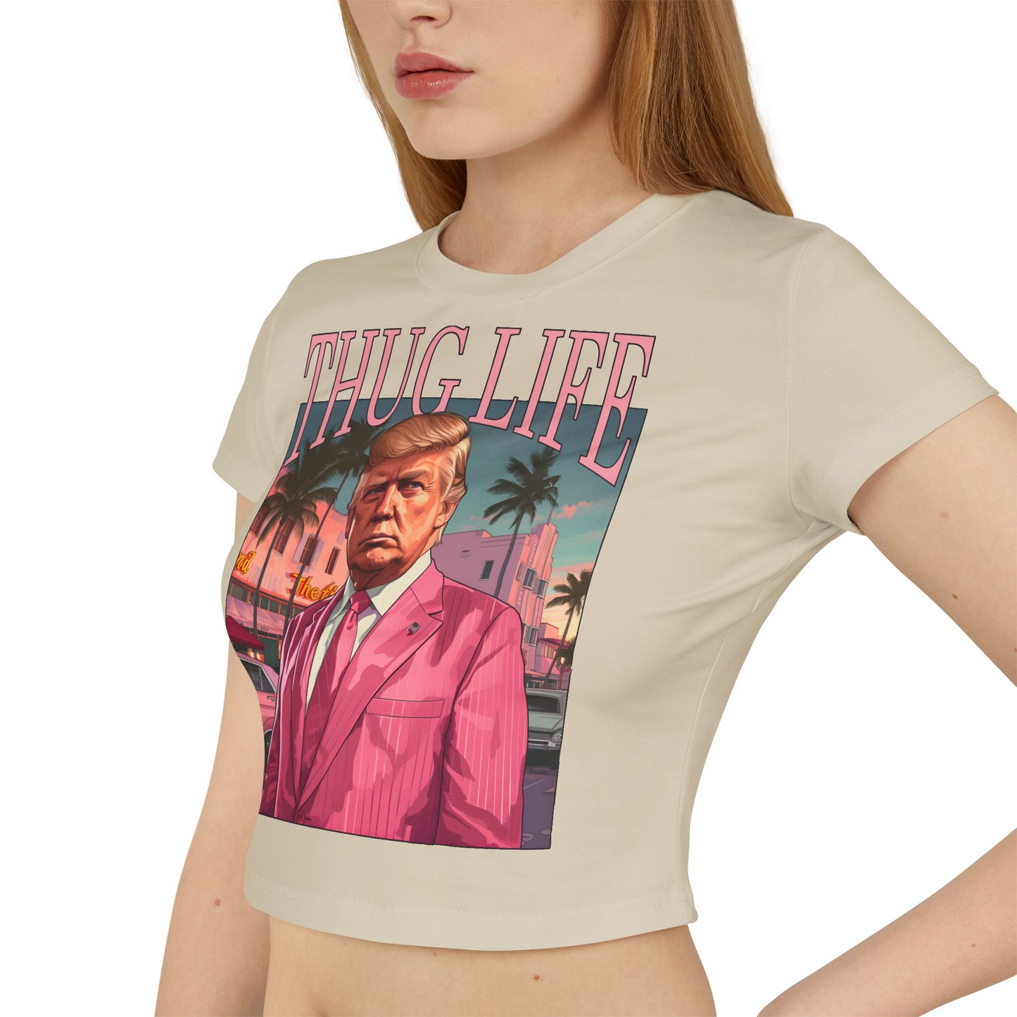 Thug Life Crop Tee