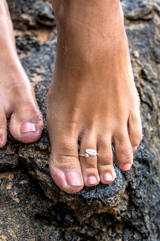 Sterling Silver Toe Rings (adjustable)