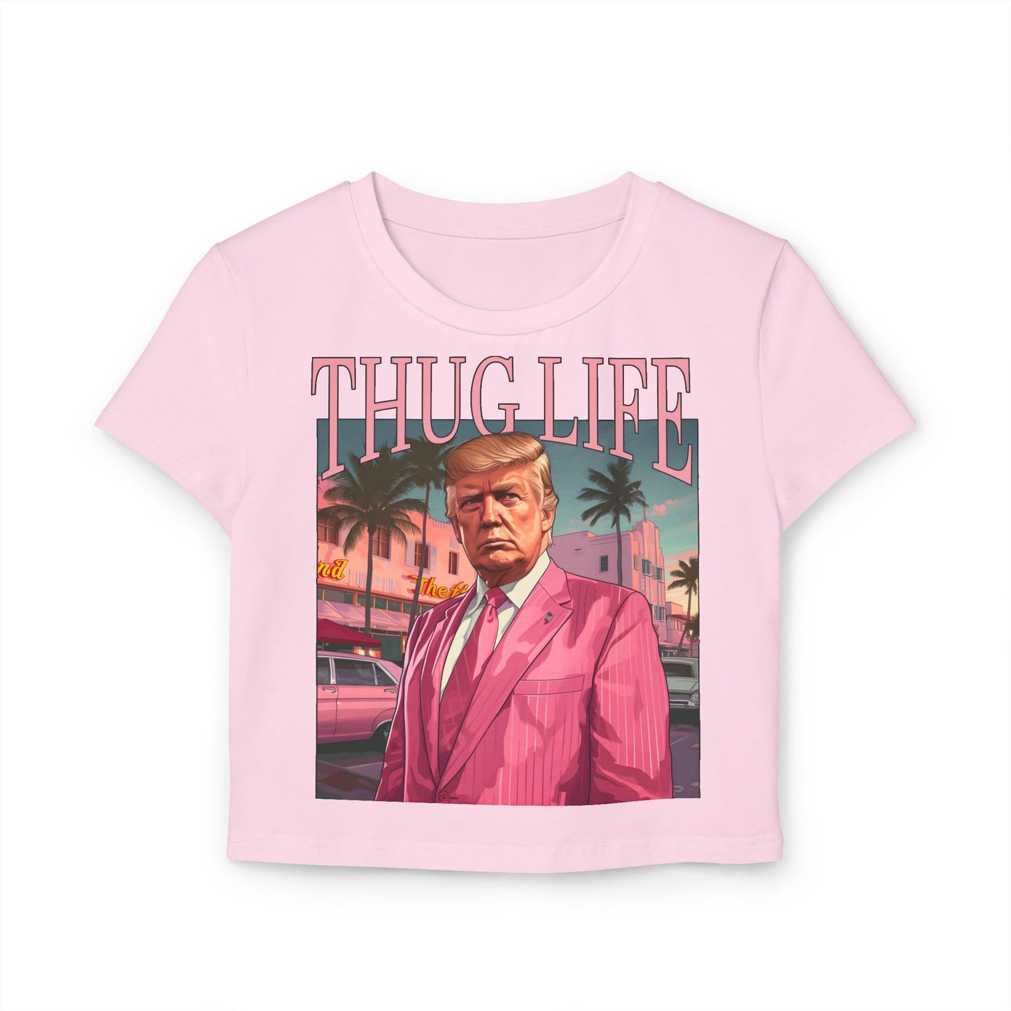 Thug Life Crop Tee