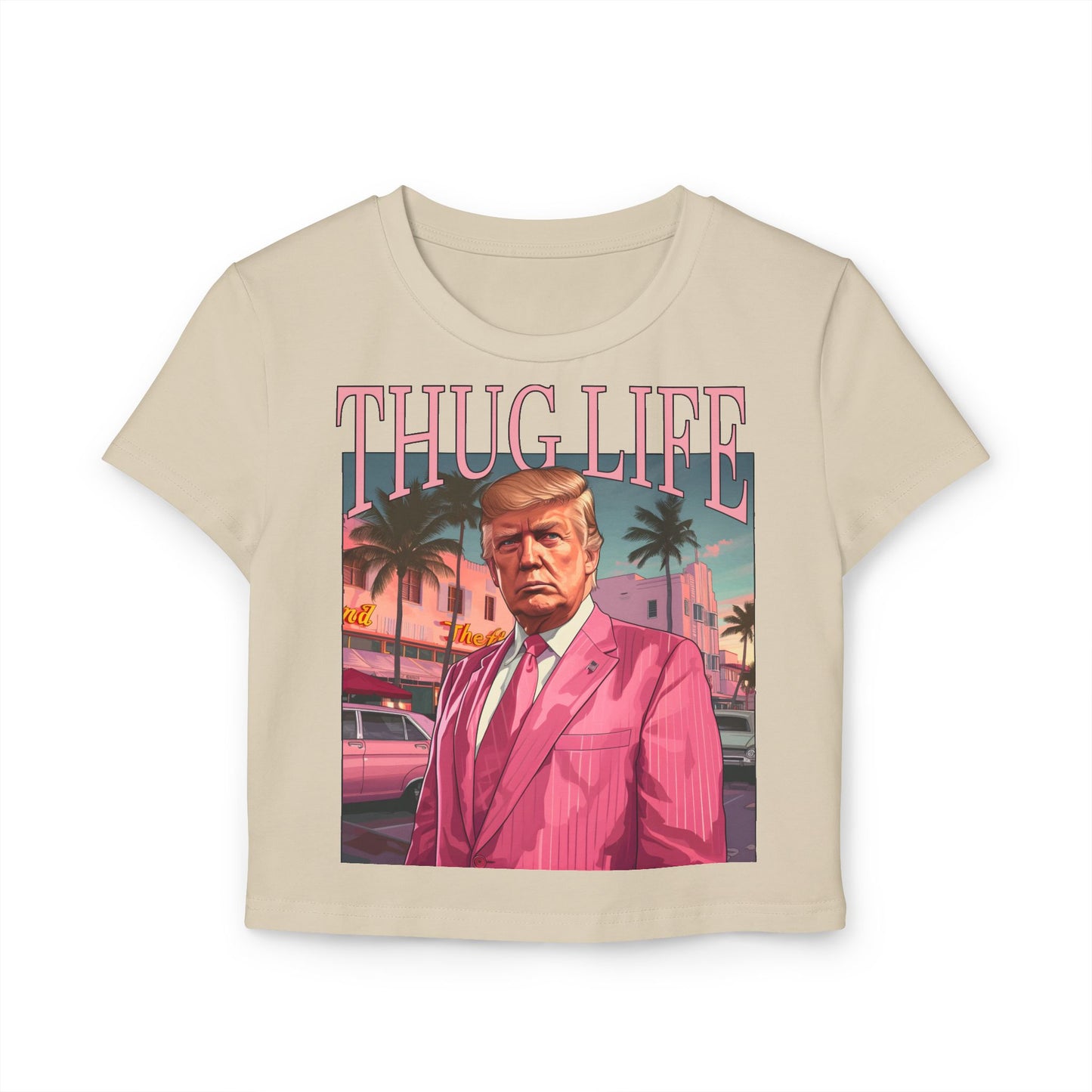 Thug Life Crop Tee