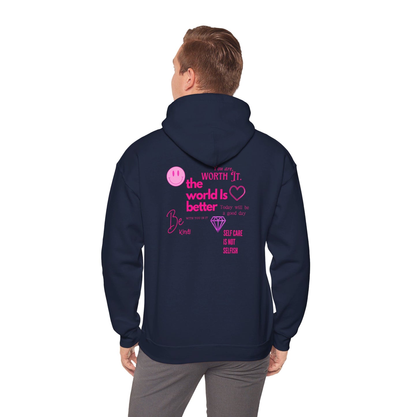 You Are Enough Unisex Heavy Blend™ Hooded Sweatshirt Sizes Small to 5XL