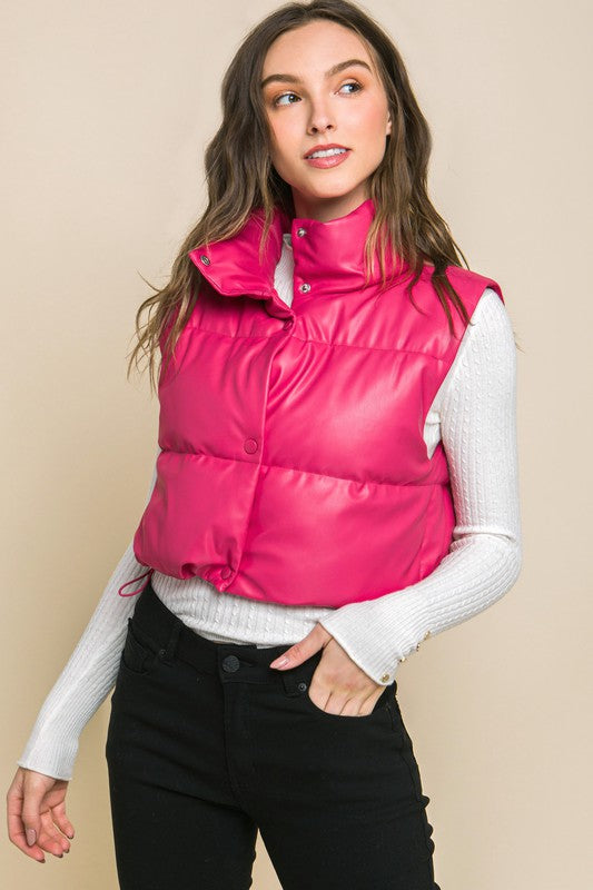 Barbie Faux Puffer Vest