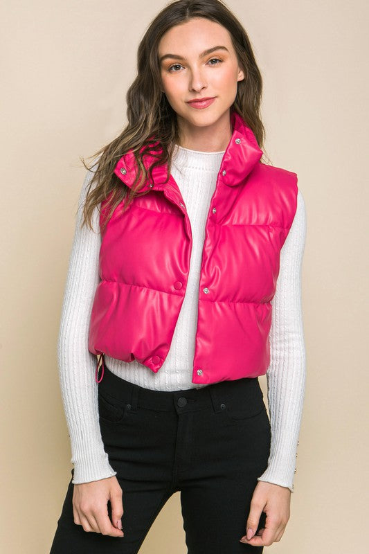 Barbie Faux Puffer Vest