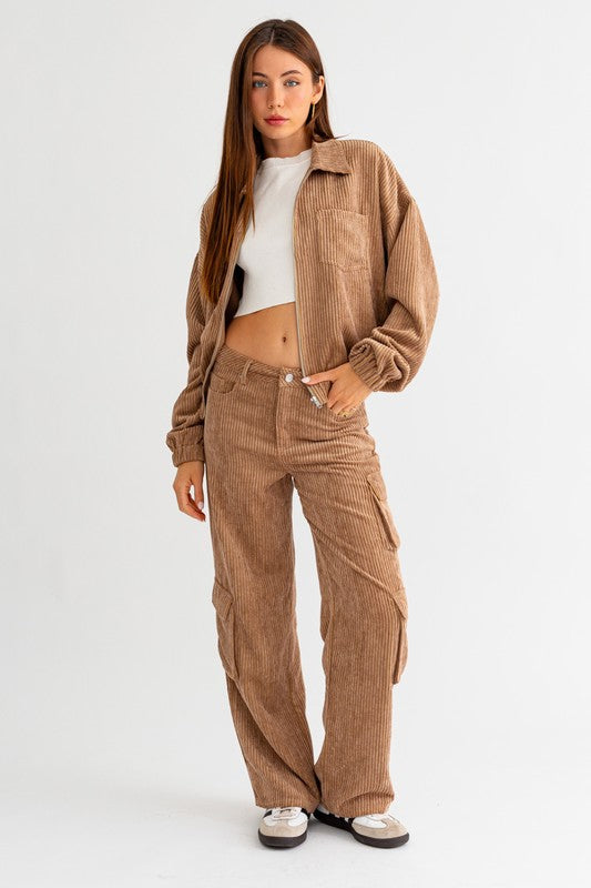 Cord Cargo Pants