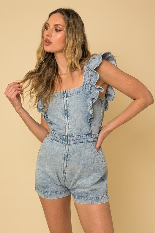 Adilyn Ruffer Romper