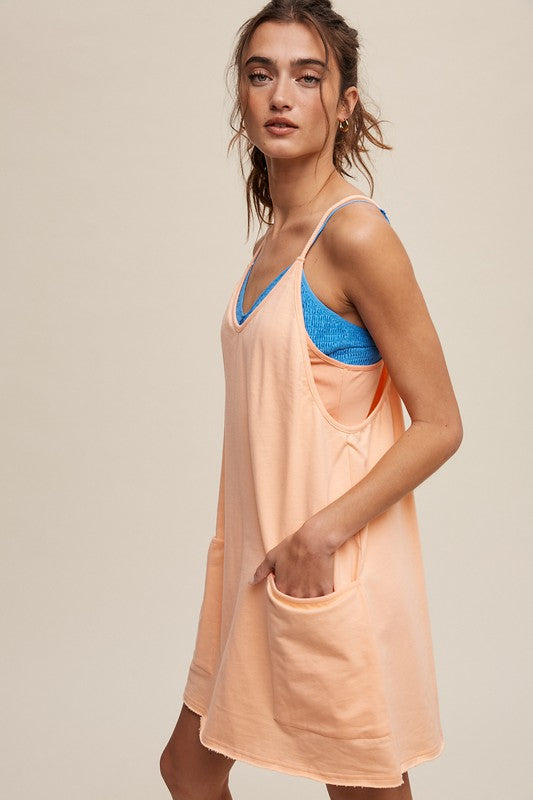 Ashlyn Sporty Mini Dress (Build in romper)