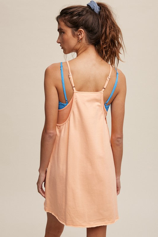 Ashlyn Sporty Mini Dress (Build in romper)