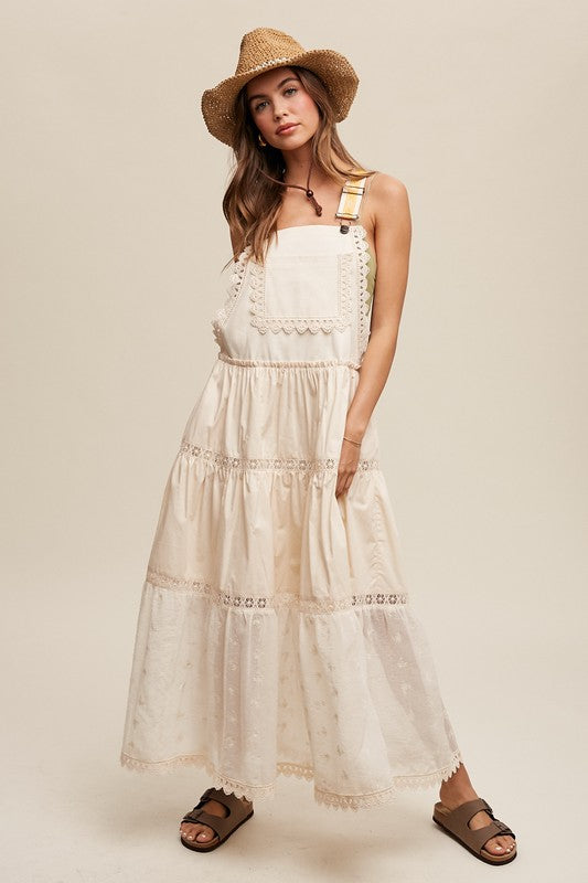 Susie Laced and Tierd Maxi Dress