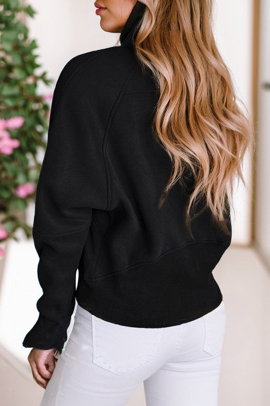 Ruby Ribbed Sweatshirt