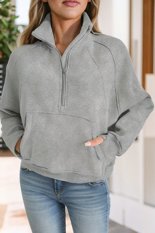 Ruby Ribbed Sweatshirt