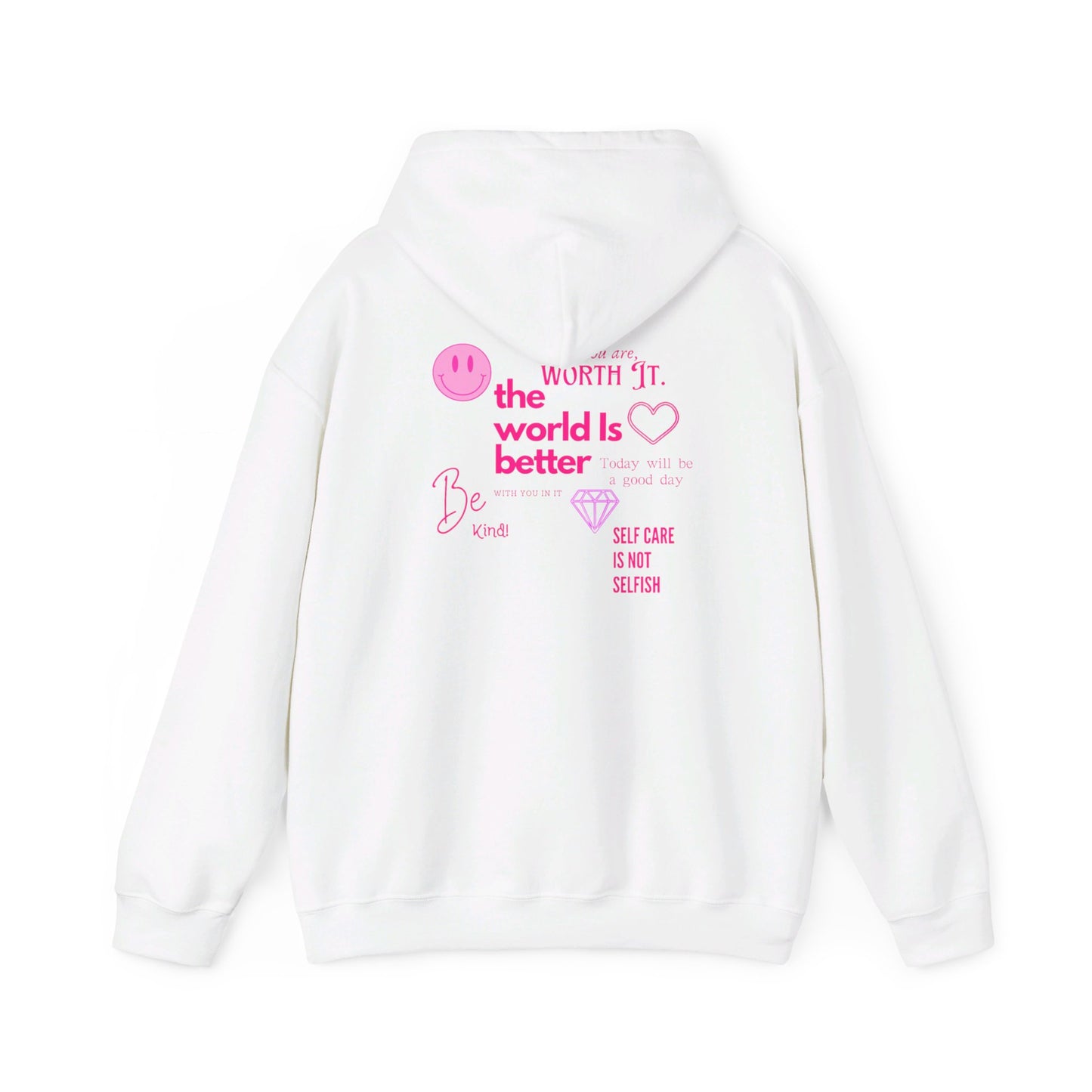 You Are Enough Unisex Heavy Blend™ Hooded Sweatshirt Sizes Small to 5XL