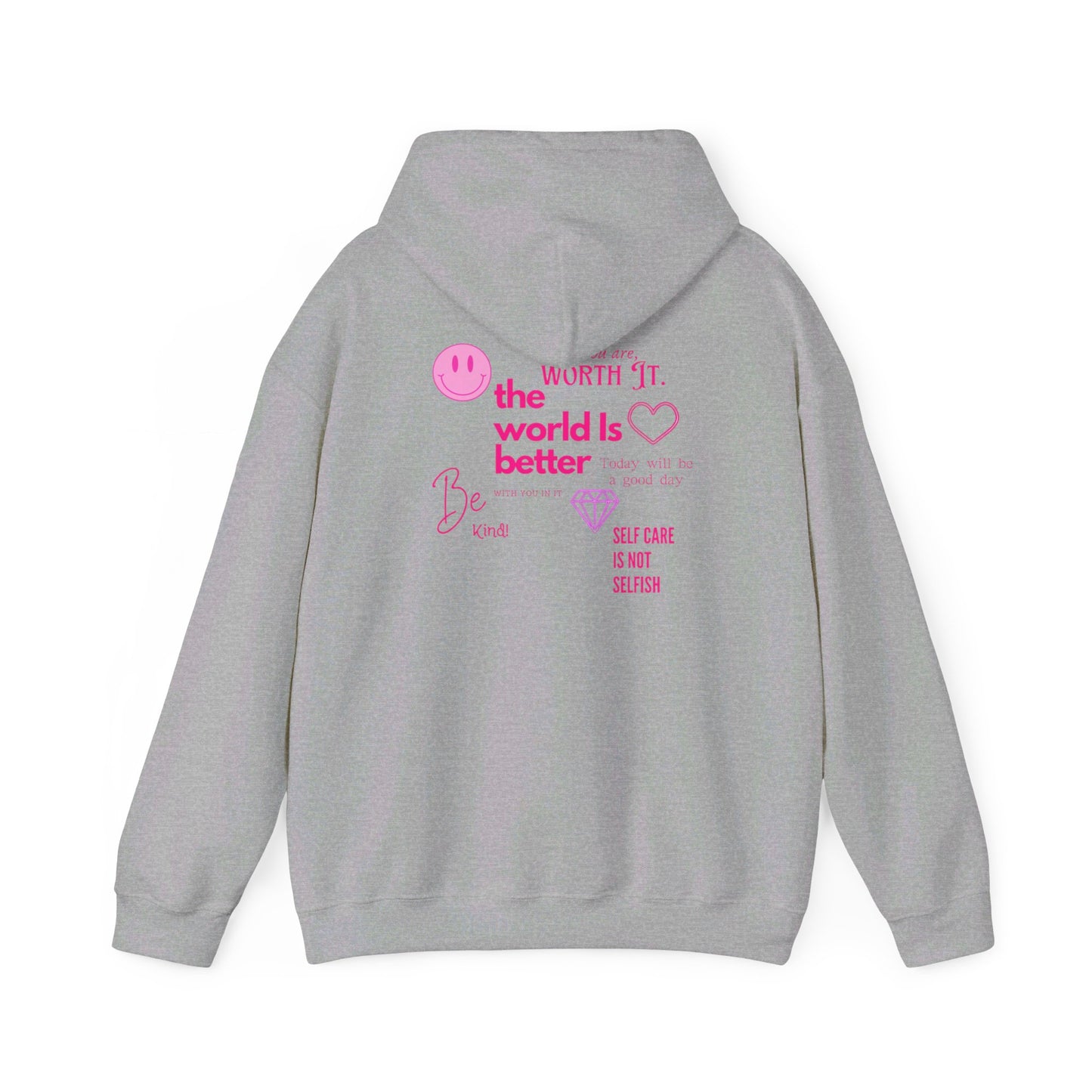 You Are Enough Unisex Heavy Blend™ Hooded Sweatshirt Sizes Small to 5XL