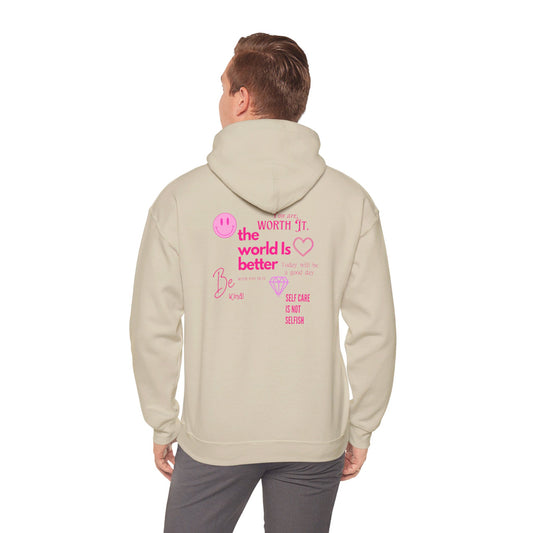 You Are Enough Unisex Heavy Blend™ Hooded Sweatshirt Sizes Small to 5XL