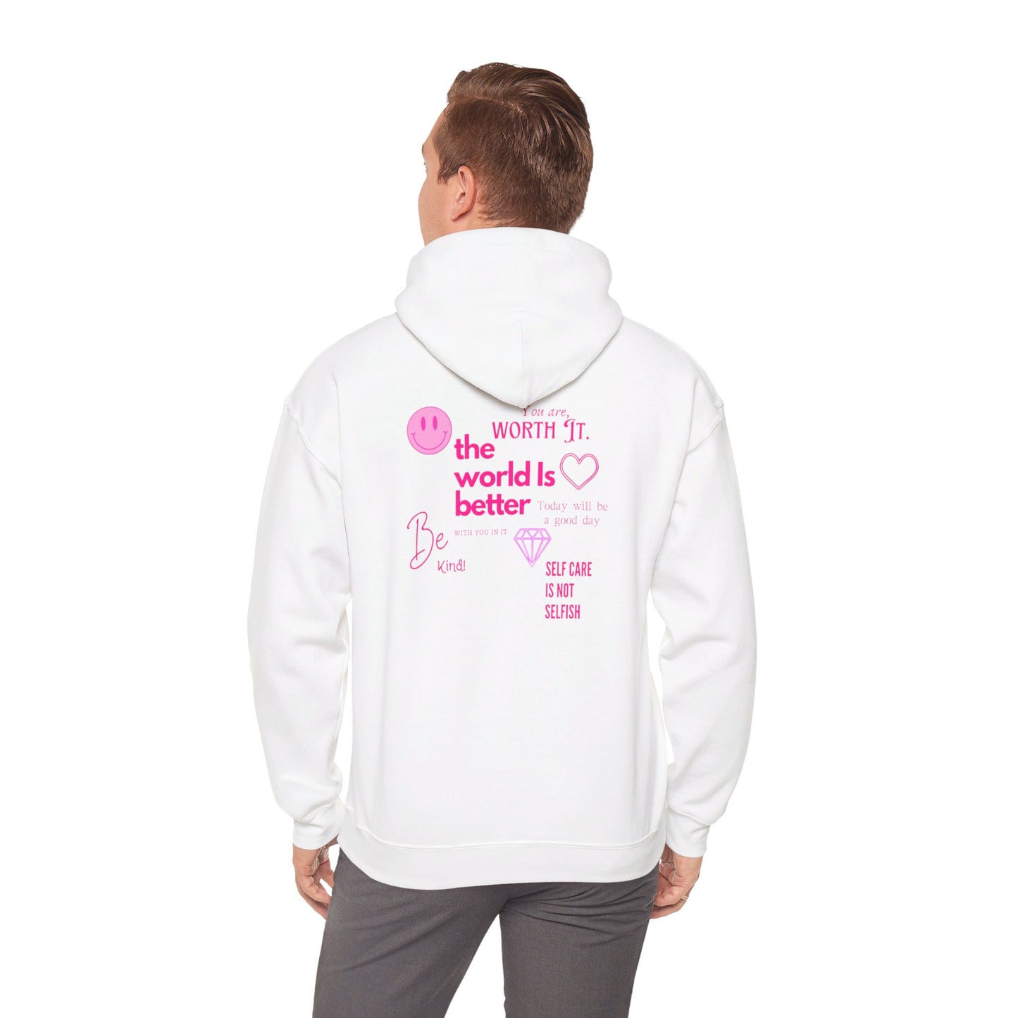 You Are Enough Unisex Heavy Blend™ Hooded Sweatshirt Sizes Small to 5XL