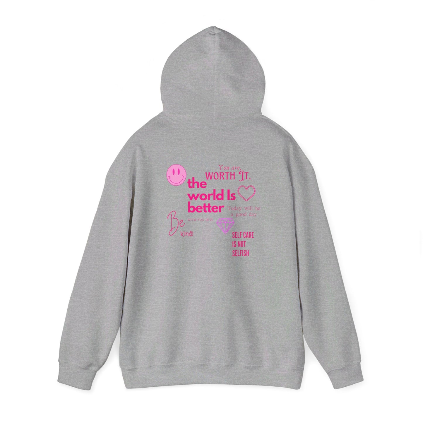 You Are Enough Unisex Heavy Blend™ Hooded Sweatshirt Sizes Small to 5XL