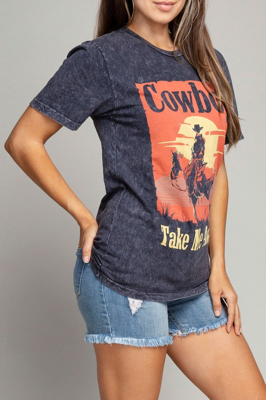 Cowboy Take Me Away Tee