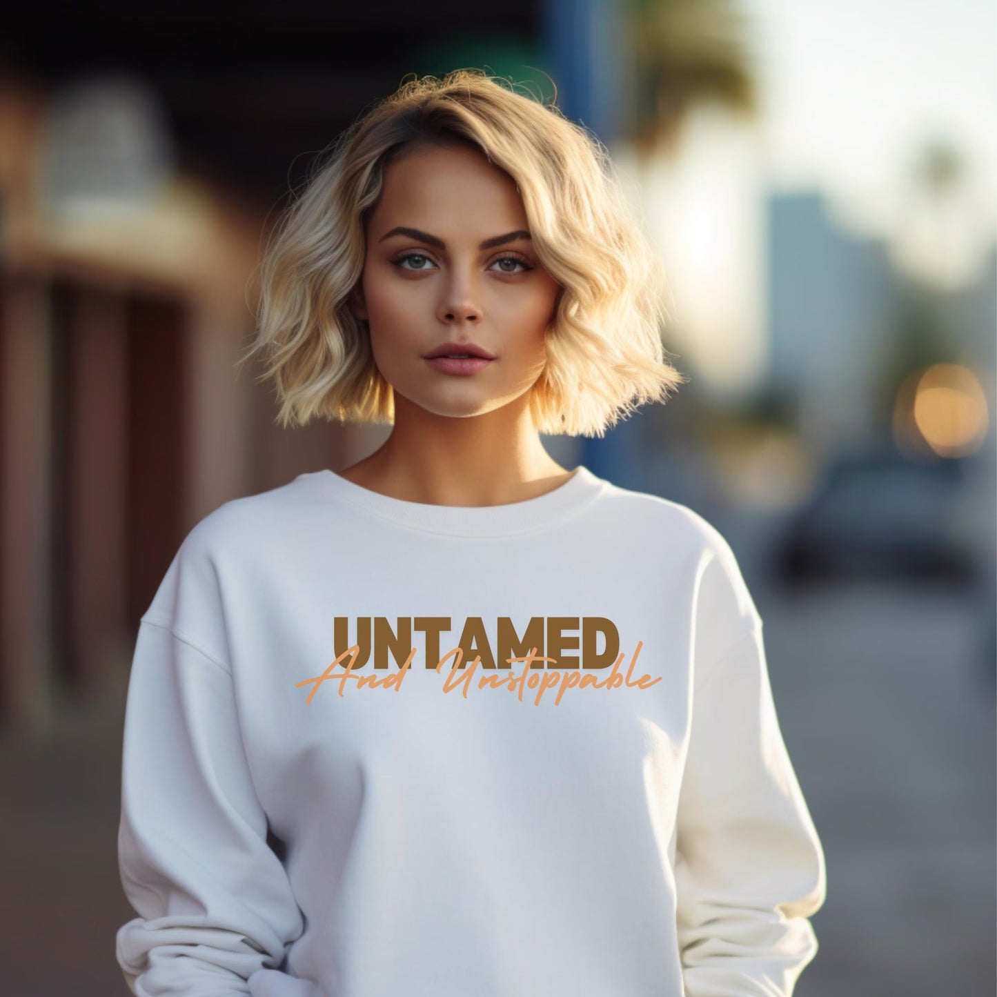 Untamed and Unstoppable Crewneck Sweatshirt