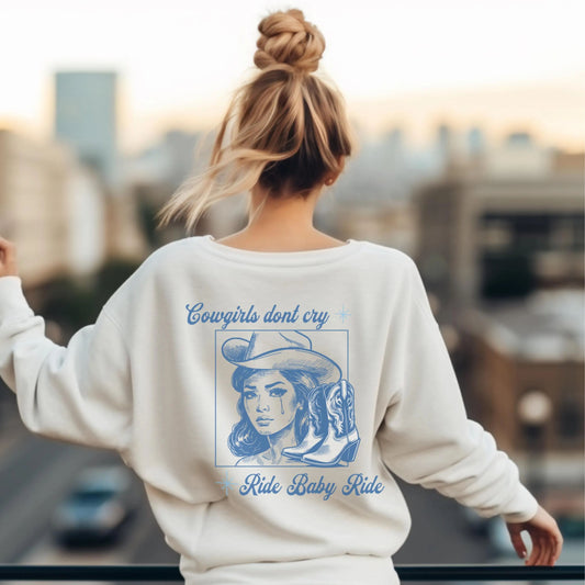 Cowgirls Dont Cry Unisex Heavy Blend™ Crewneck Sweatshirt