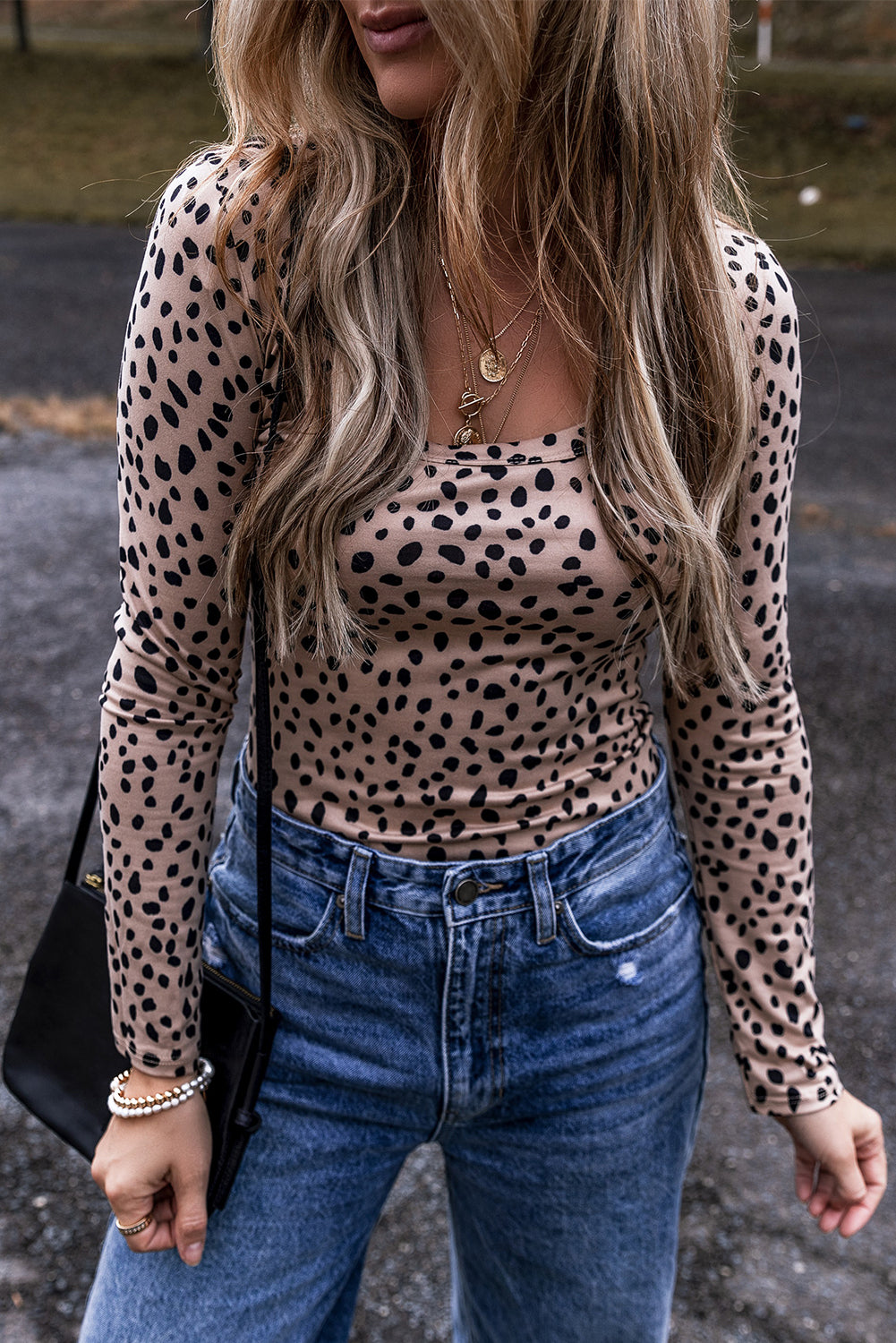 Hannah Leopard Body Suit