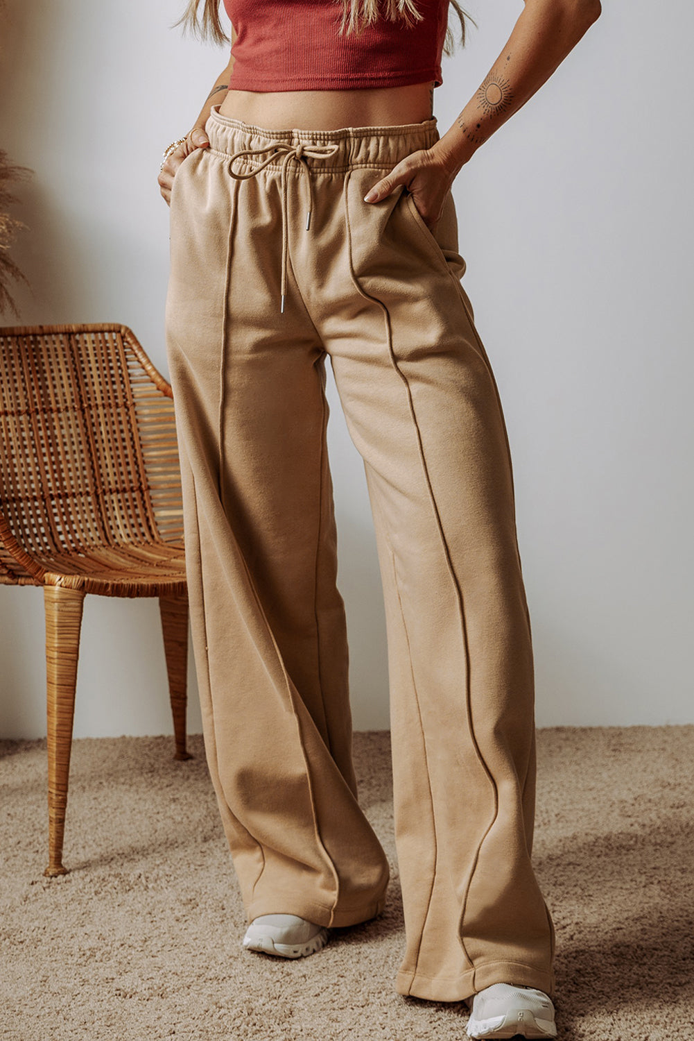 Pleated + Pockets Joggers