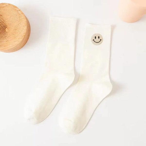 Sparkle Smiley Socks