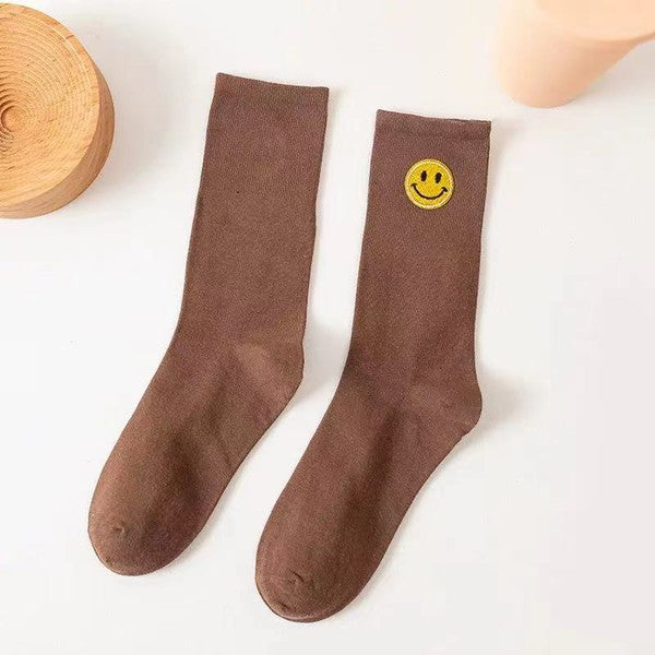 Sparkle Smiley Socks