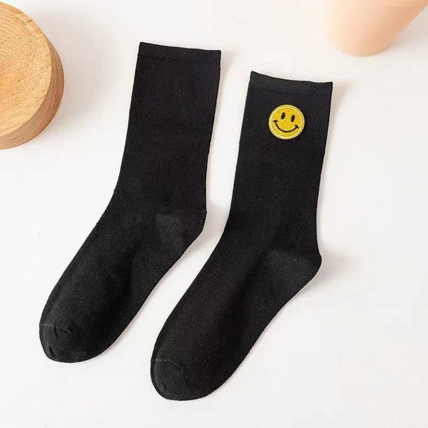 Sparkle Smiley Socks