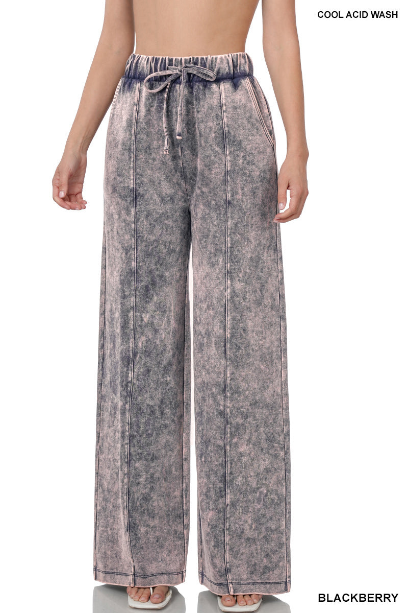 Cool Acid Wash Lounge Pants