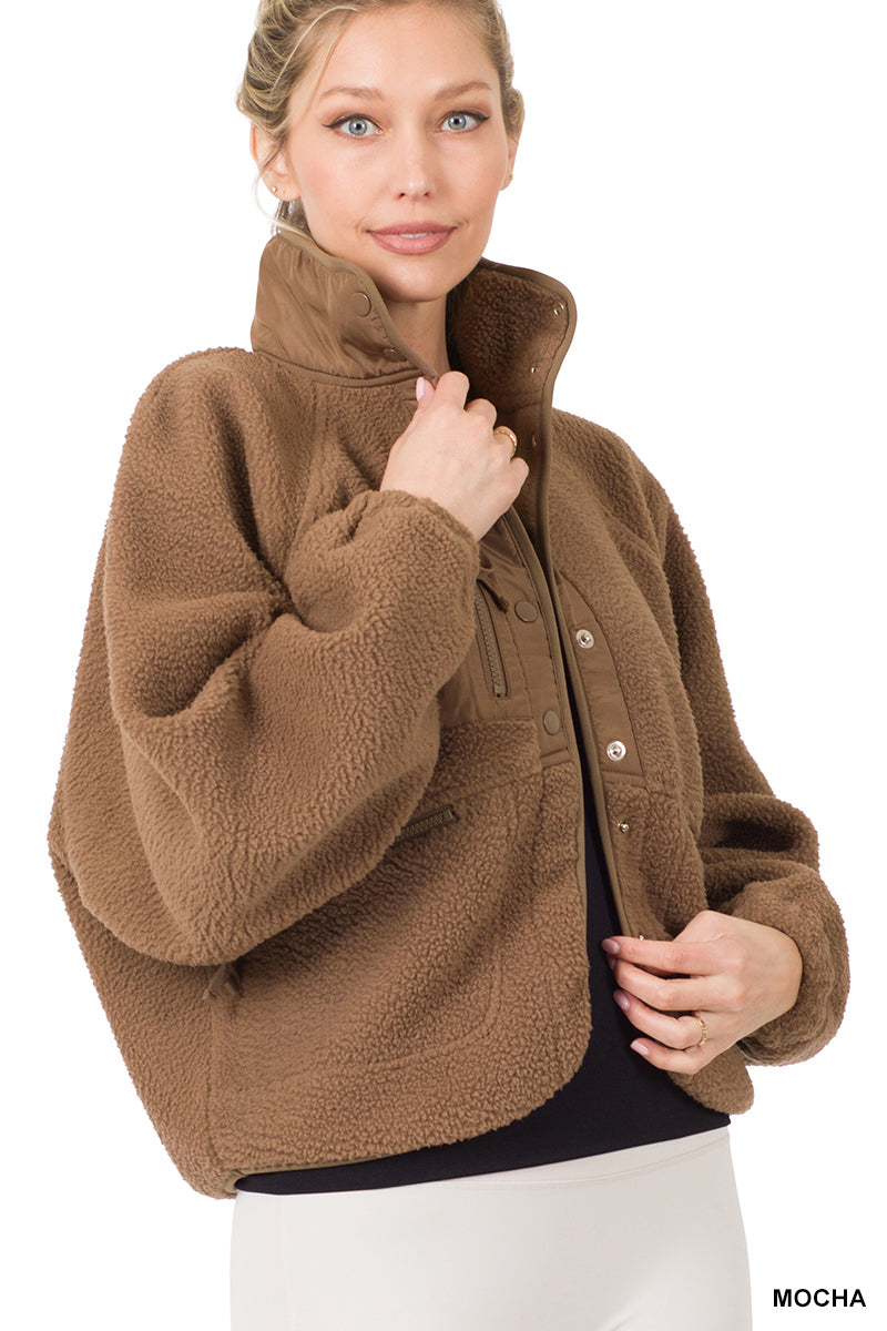 Mocha Fleece Jacket