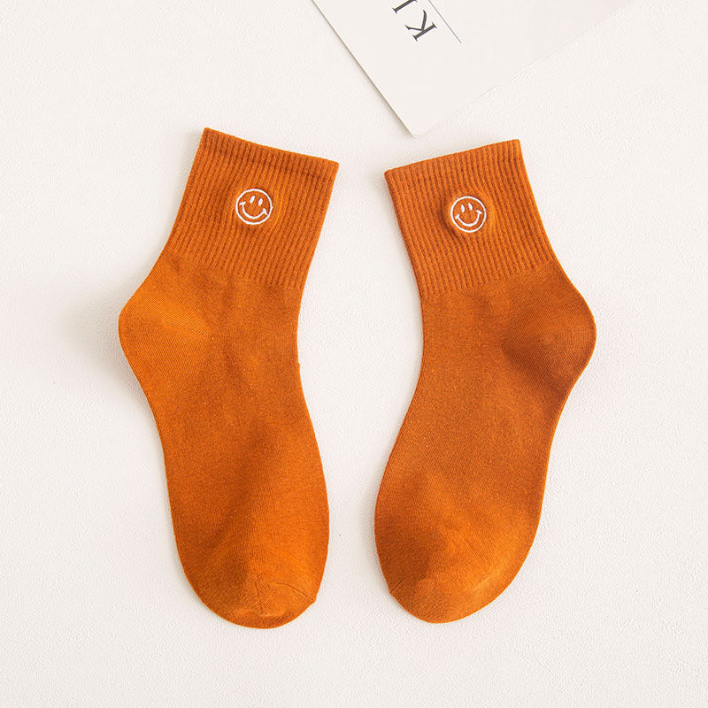 Be Happy Smiley Face Socks