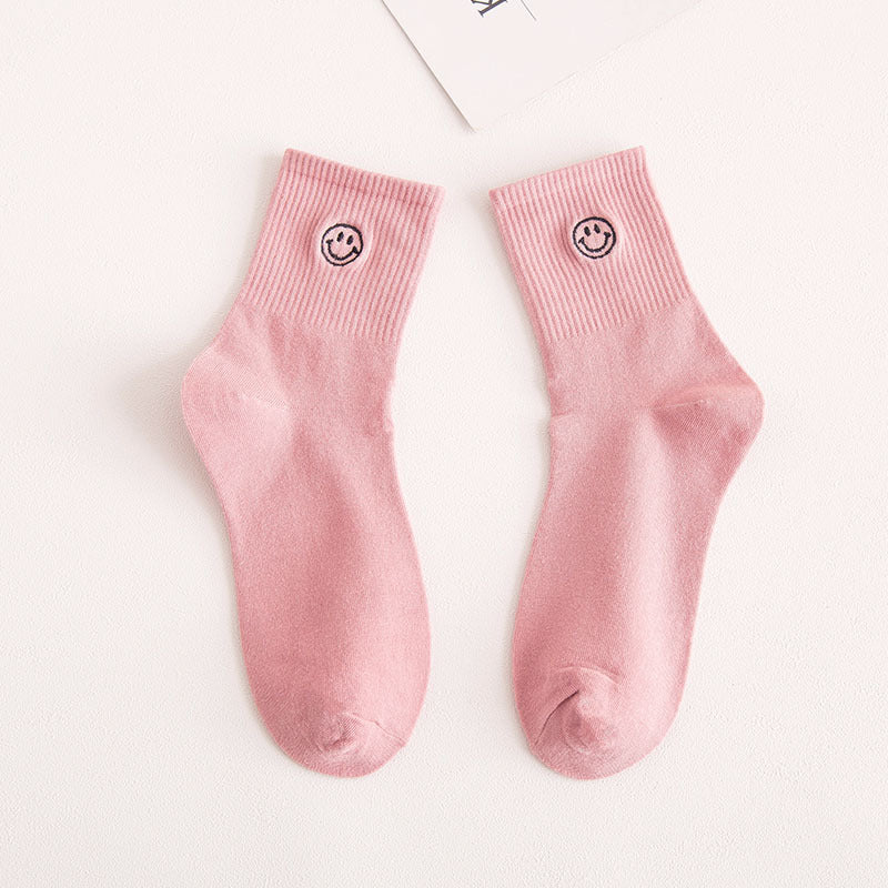 Be Happy Smiley Face Socks