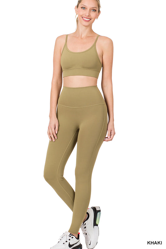 Butter Soft Cami Bra and Legging Set