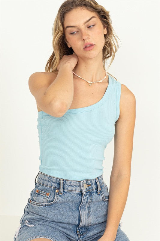 Babe Alert One Shoulder Top