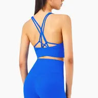 Euphoria Longlined Strappy-back Sports Bra